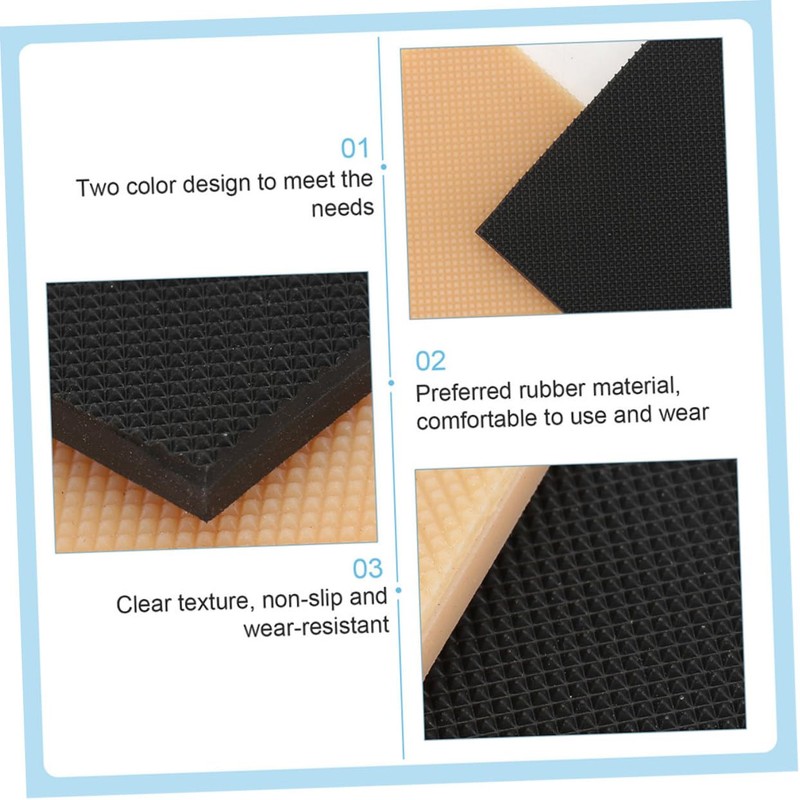 Healvian 6Pcs High Heel Non Slip Sole Mute Stickers Durable