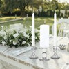 Unity Candle Holder - Glass Candle Holder for Pillar Candle