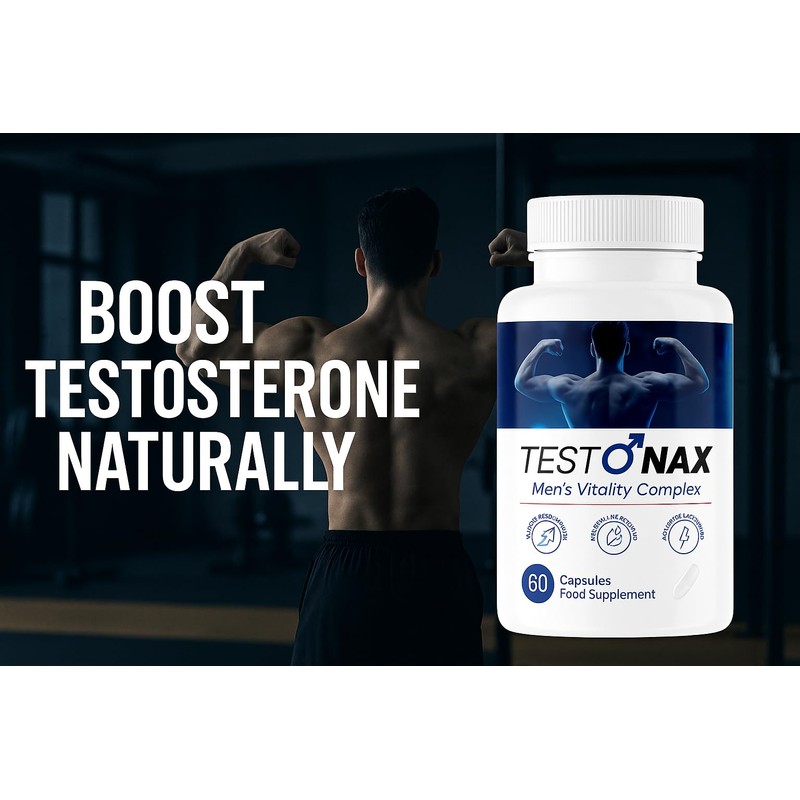 TESTONAX Men's Vitality Complex - Natural Ingredients - Powerful Legal
