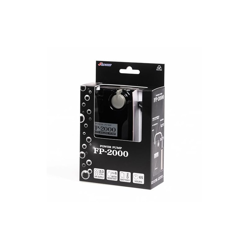 Tomiji Lantern Power Pump, FP-2000, Black, Approx. 3.1 x 5.8