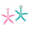 4Pcs Giraffe Tube Toy Telescopic Suction Cup Tube Giraffe Toy