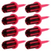 NOLITOY 8pcs Golf Brush Tees Plastic Spike Holder Protection with