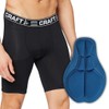 Craft Men's Greatness Bike Shorts, Black/White, Large