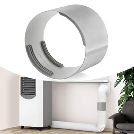 Air Conditioning Exhaust Hose Adapter, Exhaust Hose Connector, Air Conditioning Hose Adapter, Diameter 130/150 mm, Flexible PVC Hose, Blood Hose Connection for Air Conditioning, Cooker Hood (150 mm)