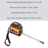 Laser Tape Measure High Accuracy ABS Housing Manganese Steel Digital
