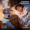 3L Top Fill Cool Mist Ultrasonic Humidifier for Bedroom, 30H