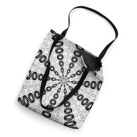 Starlight Speeding Mid-Century Pattern Black On White Tote Bag