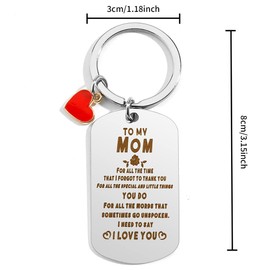 IFFMU Mothers Day Gifts for Mom, Gifts for Mom,Mothers Day Mom Gifts from Daughters, Mom Gifts for Mothers Day, Mom Gifts, Mom Birthday Gifts, Mom Keychain, Gifts for Mom Who Has Everything