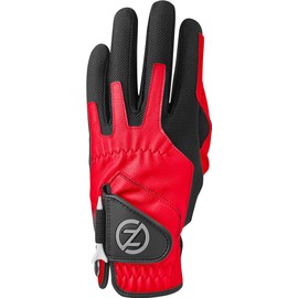 Zero Friction Men's Golf Gloves, Right Hand, One Size, Red