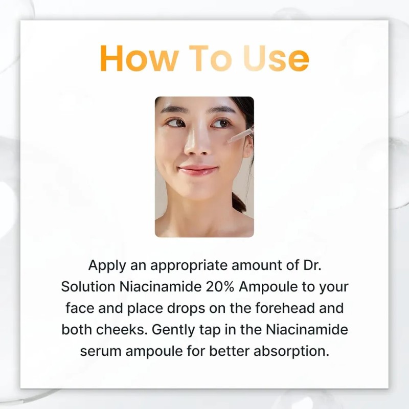 Ampolla Facial Coreana Niacinamida 20% Vita C Cu Dr Solution
