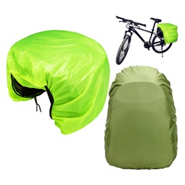 1 Pannier Bag Rain Cover, 1 Backpack Rain Cover, Bicycle Pannier Bag Rain Cover, Bicycle Pannier Bag Protective Cover, Pannier Bag Protective Cover