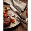 Tramontina 29899-263 Jumbo Steakbesteck, 8 teiliges Set, 4 Steakmesser und