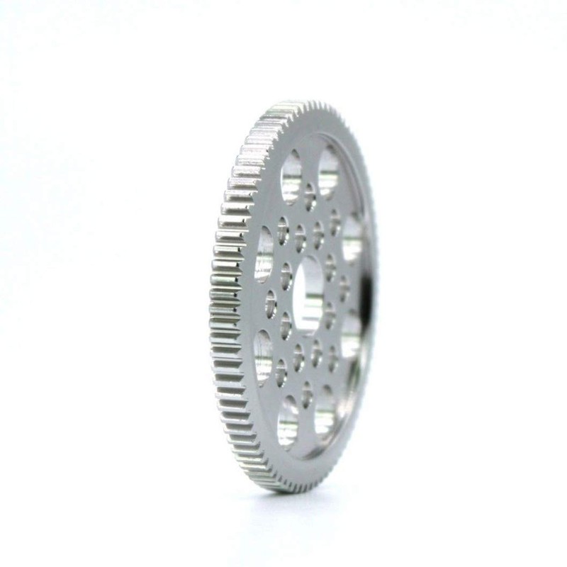 JFtech 7075 Aluminium Metal 48P Spur Gear 85T for 3Racing