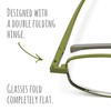 IF Compact Lenses Readers Slim Flat-Folding Unisex Reading Glasses -