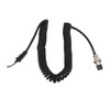 8Pin Speaker Mic Cable Radio Hand Microphone Coiled Cord Replacement