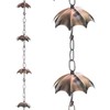 TZSSP Rain Chains Outdoor Decorative Umbrella Rain Chain, 6 Ft