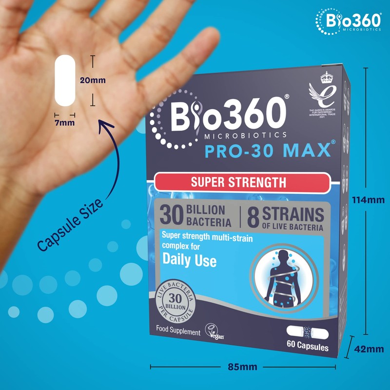 Natures Aid Natures Aid Bio360 Pro-30 Max (30 Billion Bacteria),