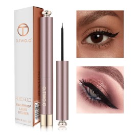 Delineador De Ojos Mate Negro Impermeable Secado Rápido