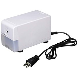 Nakabayashi DSZ-101W Electric Pencil Sharpener, Slim Type, White, Pure White/Slim