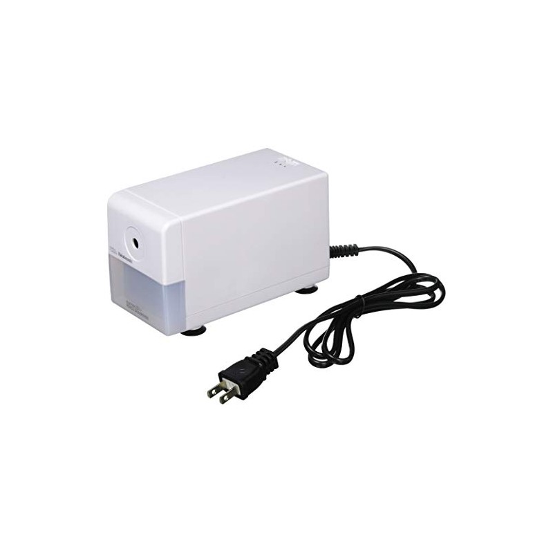 Nakabayashi DSZ-101W Electric Pencil Sharpener, Slim Type, White, Pure White/Slim