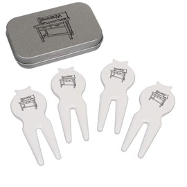Azeeda 'Tools Workbench' Golf Divot Tool/Repair Fork Gift Set (GO00060852)