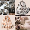 kinaviola Women's Scarf, Large Stole, Shawl, Cat, Cat, Scarf, Haori,