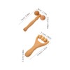 Vaguelly 2Pcs Wooden Massage Roller Multi Functional Body Foot Massager