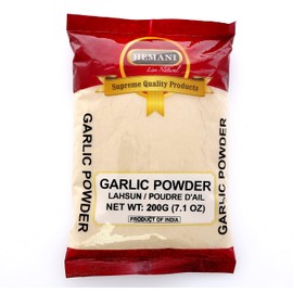 HEMANI Garlic Powder - Ground Garlic - 200g (7.1 oz) - Raw, Gluten-Free & Non-GMO - Healthy Spice - Adds Flavor & Taste – Indian Spice