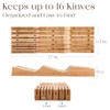 Bellemain Bellemain 100% Pure Bamboo in Drawer Knife Block |