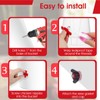 12 Pcs Horizontal Chicken Waterer Nipples, Automatic Poultry Watering System