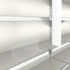 Lurrose Set of 20 Clear Plastic L Shaped Shelf Dividers