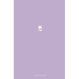 Notebook: Music Sheet A5 - 5.5” X 8.5” - 120 pages - Botanical design - Purple