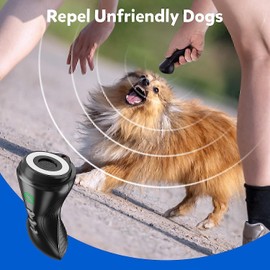 Unbranded NEW 3 Mode Rechargeable Anti Barking Device Ultrasonic Dog Training-Bark Control