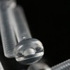 50x Transparent Clear M4 x 20mm Slotted Head Bolts, Nuts,