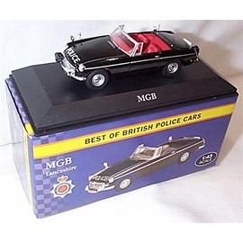 atlas editions best of british police black MGB lancashire car 1.43 scale diecast model