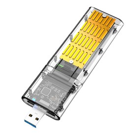 Transparent TYPEC Gen1 SSD Enclosure M.2 NGFF State Hard Drive Enclosure