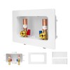 2-PACK GUOFIS Washing Machine Outlet Box with Center Drain,PEX Laundry