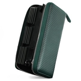 NEWHEY Men's Long Wallet, 23 Card Storage, YKK Carbon Leather, Coin Purse, Leather, Father's Day, 10,000 Times, Round Zipper, Card Storage, Waterproof, Large Capacity, Bill Holder, Gentleman's