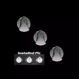 Ford MUSTANG BILLET DESIGNER 3PC AC KNOB A/C INTERIOR Fits 89-04 Mustang