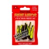 Pautzke's Fire Neds Black/Green, Micro Finesse Jigs, 1/16 oz -