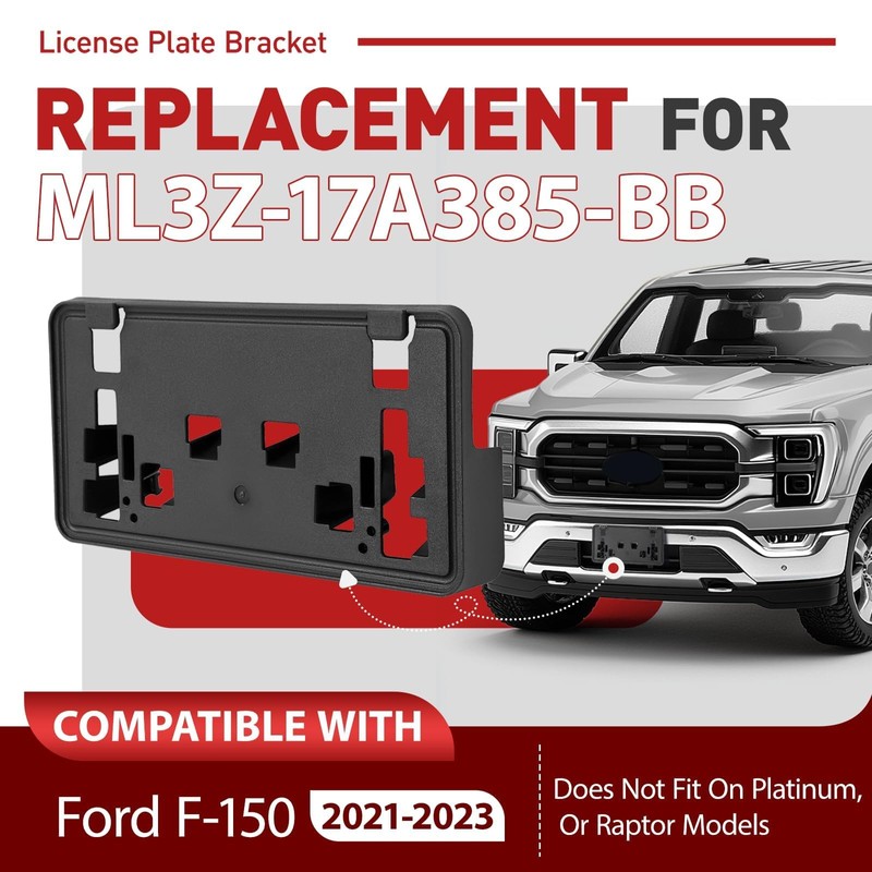 JMTAAT Front License Plate Frame Bracket Compatible with 2021-2023 Ford