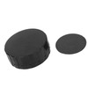 Caja de Carillas Dentales Negras, Forma Redonda, Portátil y Reutilizable,
