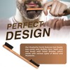 VTUNA Vtuna 2-in-1 Beard Comb & Brush - Mustache &