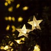 Windpnn Solar String Lights Outdoor, Solar Powered Star Lights, 30ft