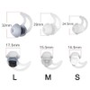 Generic 3 Pairs Noise Isolation Ear Tips SML White Earbud