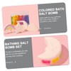COLLBATH Lasting Moisturizing Bath Salt 4pcs Portable Set for Relaxing