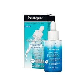 Serum Hidratante Concentrado facial Neutrogena Hydro Boost® Ácido Hialurónico 30ml + Sun fresh Protector Solar Facial sin color Dermcare Niacinamida FPS50+, 40g