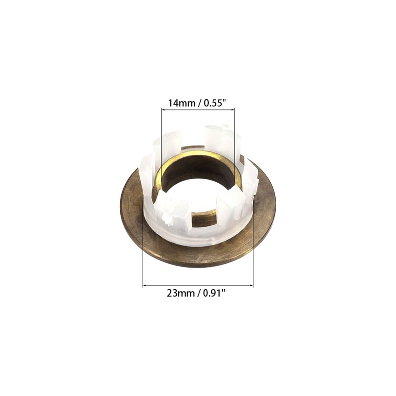 sourcing map sink rim overflow cover copper insert in hole