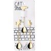 High Mulberry Metal Cat Spoon Gold 3pc 405060
