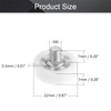 MroMax 4Pcs Roller Idler Bearing Pulley Sliding Conveyor Wheel Threaded